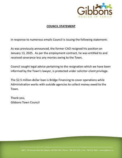 Council Statement